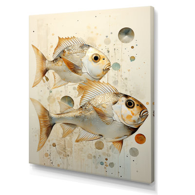 Fish Harmony sur toile