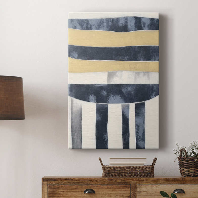 Série ABSTRACT DCCDXCIV - Cavas de galerie sur mesure, H 27 po x l 18 po