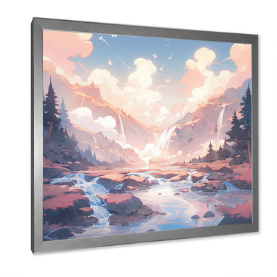 Montagne majestueuse I - paysages, reproduction d'art sur toile