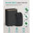 Recycling Bin, 26.4 Gal. Bottle Recycling Container, Deposit Bottle Collection Bin, For Metal, Plastic, Paper, Glass, Inner Bag With Handles, Kitchen