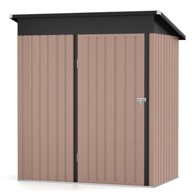 Remise de rangement en métal l 4,5 pi x P 2,5 pi