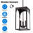 Farmhouse Outdoor Pendant Light, 3-Light Oil Rubbed Bronze Lantern Chandelier Ceiling Light Fixture Adjustable Height Hanging Lighting With Clear Glass For Porch, Kitchen Island, Dining Room, Entryway-249198052