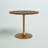 Elegant Gold 36" Round Dining Table with Space-Saving Pedestal Base-70905122