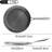 Lightweight 3-Ply Hybrid Stainless Steel Frying Pan, Non-Stick Crepe Pan, Round Dosa Griddle, Tawa for Roti Induction And Gas Compatibility, Uniform Heat Distribution, Easy to Clean Modern Steak, Egg, Fish, Pasta, Pizza Cookware