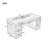 Jamess Executive Desk with Built-In Electrical Outlet-1990516535
