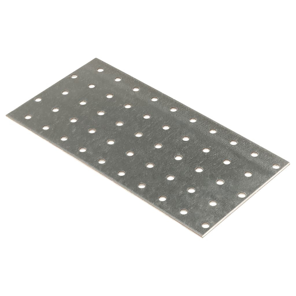 Vidaxl Perforated Plates 40 Pcs 2 Mm 200X100 Mm Galvanised Steel