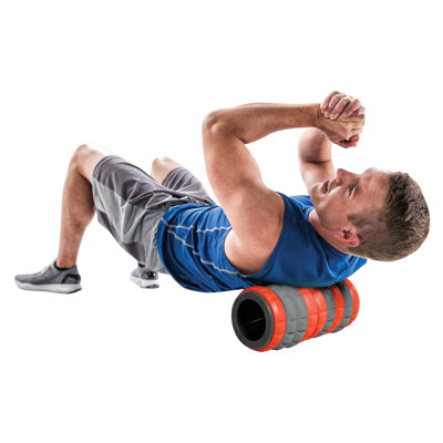 Gofit® Revolve Roller® avec anneaux de massage adaptatifs (4 à profil moyen et 5 à profil bas)