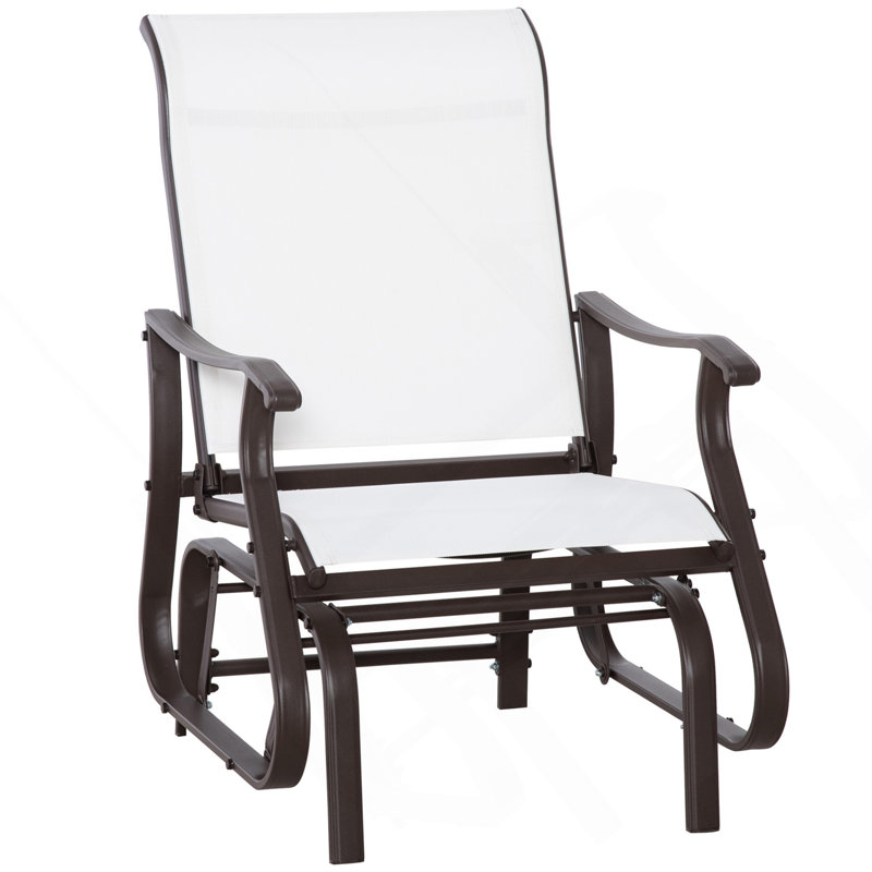 Fauteuil oscillant d'extérieur Outsunny