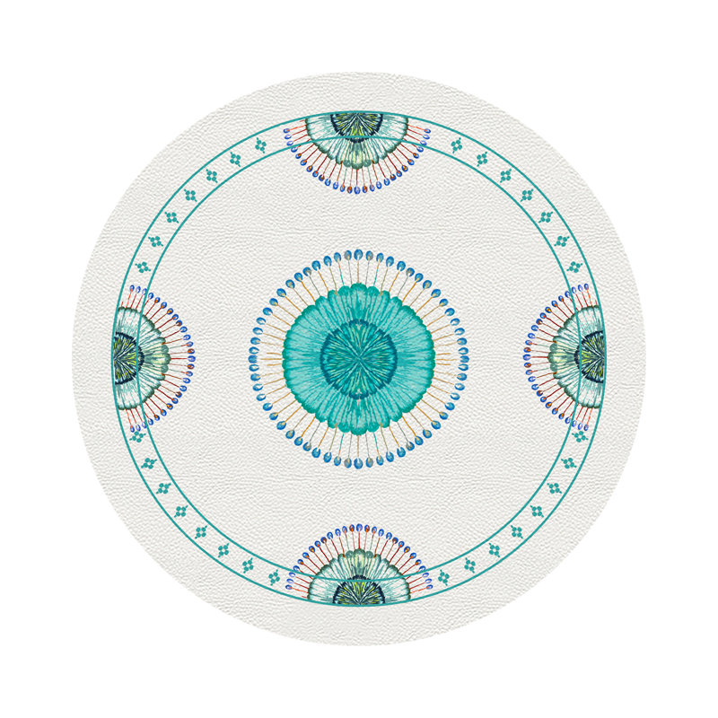 Birds Of A Feather Vegan Leather Round Coasters