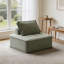 1 Seater Corduroy Sofa
