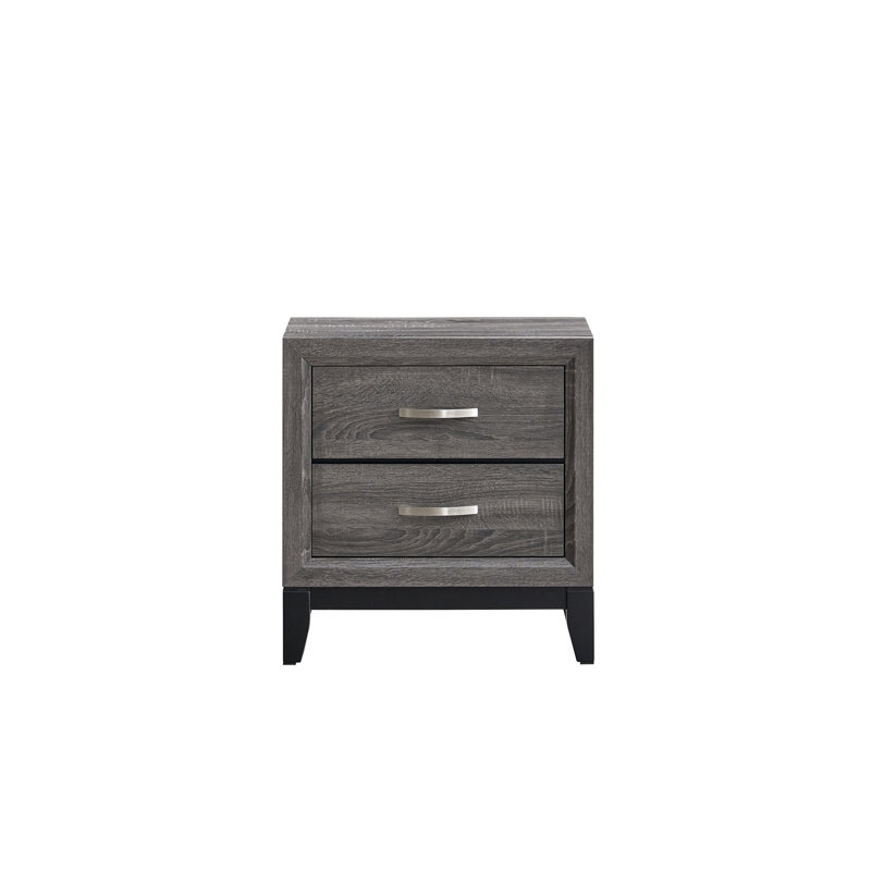 Table de chevet compacte en bois moderne pour le confort de la chambre à coucher