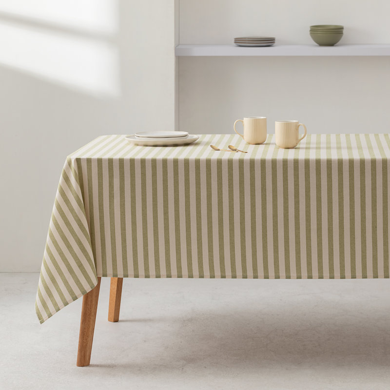 Pamphile Dining Linens, Green, 200cm W x 140cm L