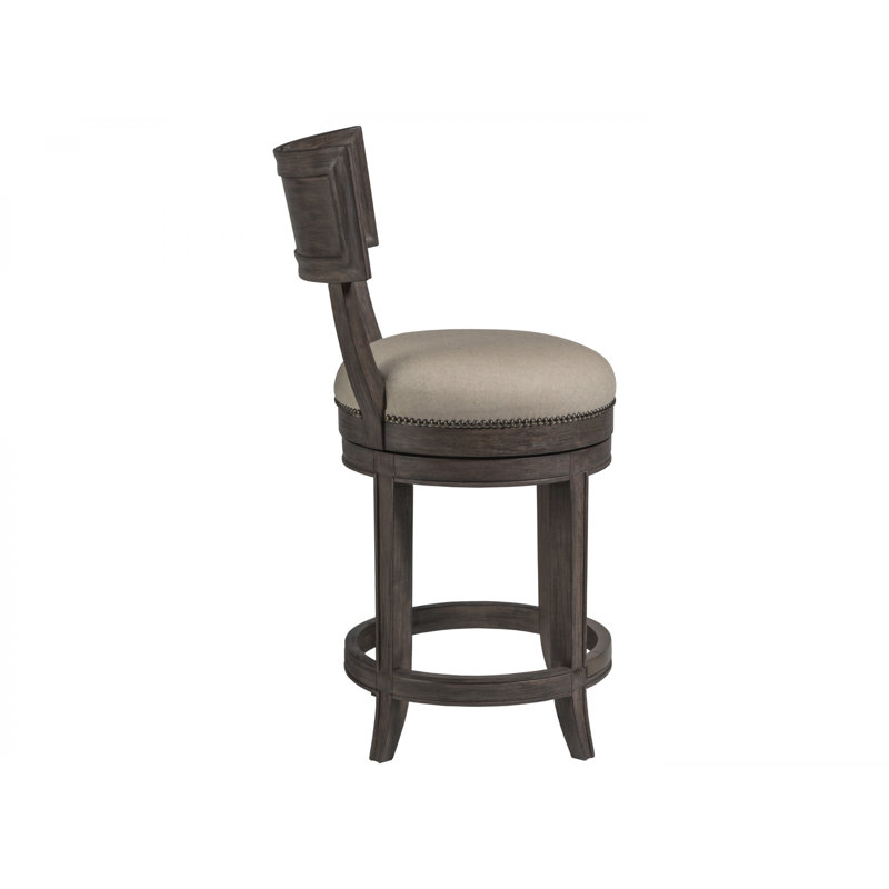 Cohesion Swivel Upholstered Stool, Counter Stool (24” Seat Height)