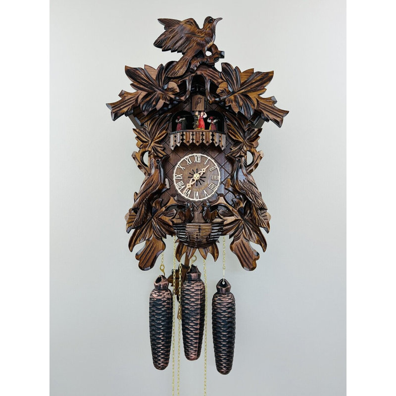  8-Day Hand-Carved German Musical Cuckoo Clock
