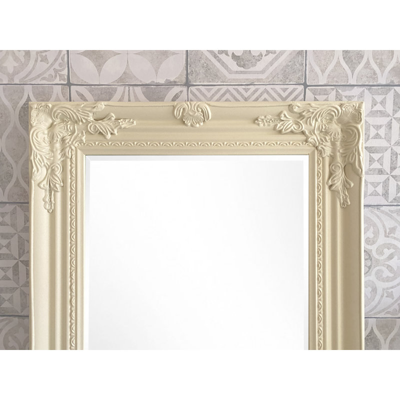 Frey Tall Solid Wood Framed Wall or Dressing Mirror
