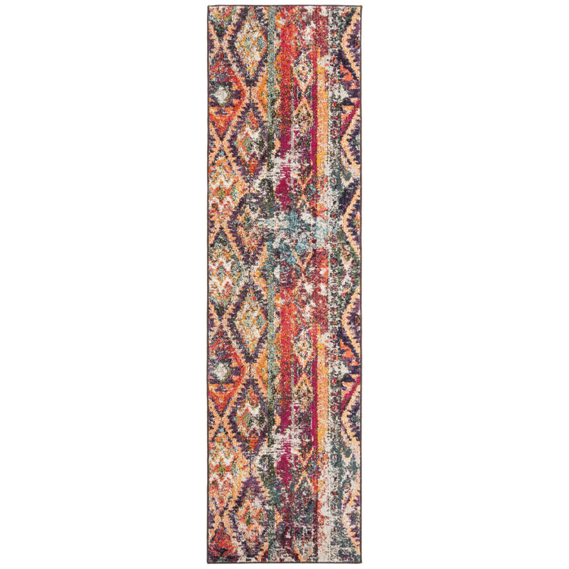 Marty Moroccan Area Rug, Runner 66 x 183cm
