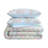 Betsey Johnson Patchwork Floral Reversible Blue Comforter Bonus Set-125088603