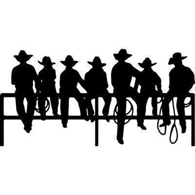 Adhésif décoratif «Catchherder On A Fence»