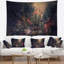 Tapisserie d'art abstrait de collage-28505813