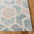Milhouse Precious Hand Tufted Wool/Cotton Geometric Rug in Turquoise-1696741608
