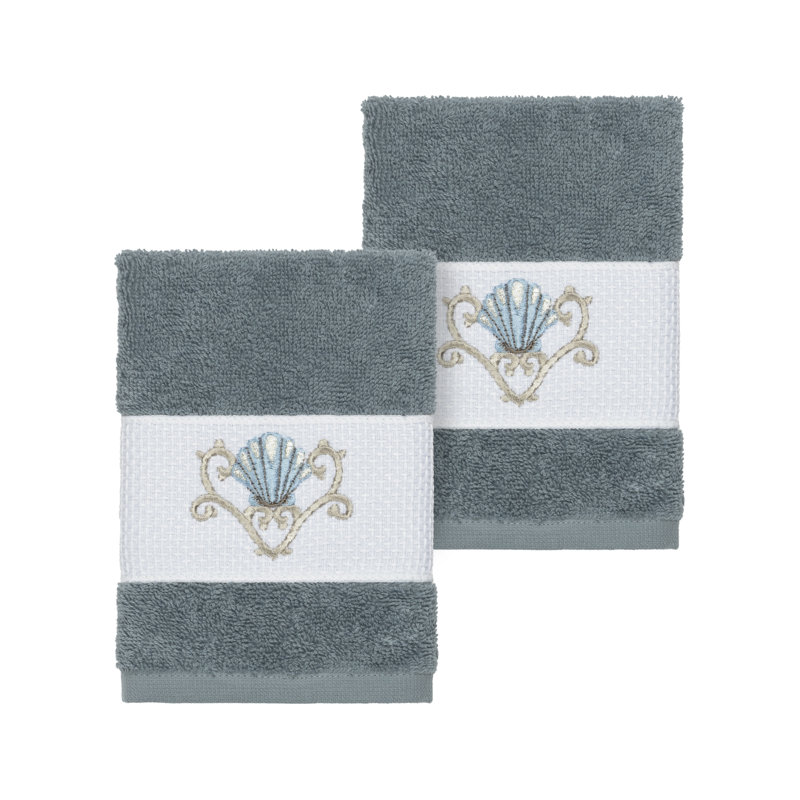 Gant de toilette Bella en coton turc, Bleu sarcelle