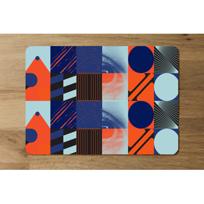 Efren Polyester, Cork Rectangle Placemat