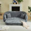 Fauteuil inclinable convertible incurvé de 87 po-42088980