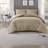 Cozy Oversized Chenille Bedding Sets, Tan Polyester, Southwestern Style