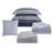 Style 212 Carlyle Polyester Channel Striped Comforter Set-1406343631