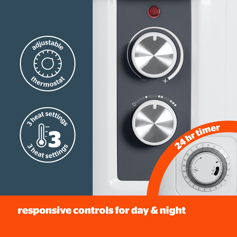 Silentnight Comfort Control Oil Filled 11 Fin Portable Radiator