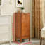 Armoire de salle de bain moderne et armoire à linge avec tablettes réglables, laiton antique moderne (14,5 po x 12,6 po x 35,7 po)