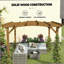 Pergola arquée, treillis de jardin pour l'extérieur