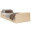 Addonis Solid Wood Drawers Bed-1619403723