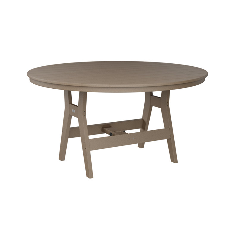 Table de salle à manger Berlin, Bois vieilli, H 30,37 po x l 60 po x P 60 po