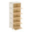 6 Pair Stackable Shoe Rack-2005968175