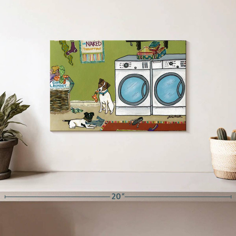 Brampt Jack Russell Trouble, 8" H x 12" W