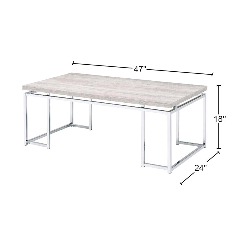 Table basse en métal Finish