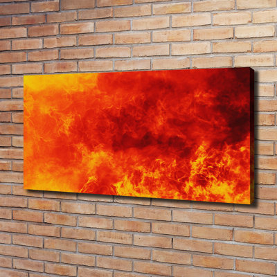 Flames - No Frame Print on Canvas