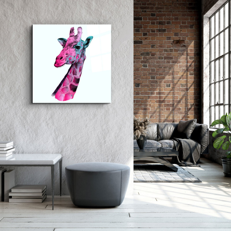 Peinture décorative en verre trempé, H 23,62 po x l 23,62 po