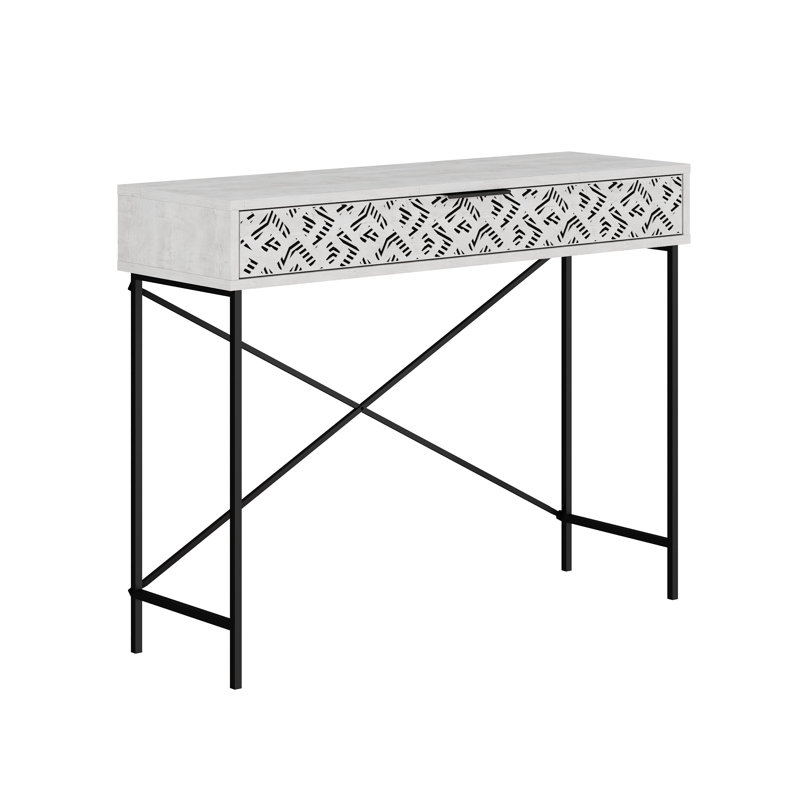 Adaleen 110cm Console Table, White