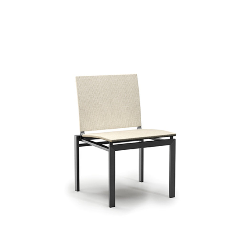 Allure Armless Dining Chair (Stackable), Sandbar, Hickory