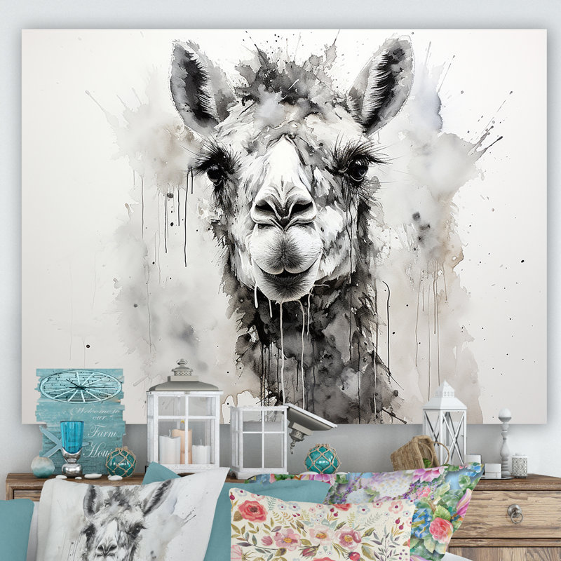 Minimalisme monochrome chameau I sur toile, H 24 po x l 32 po x P 1 po, Toile tendue