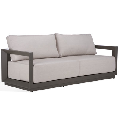 Berns Aluminum Outdoor Sofa by Latitude Run