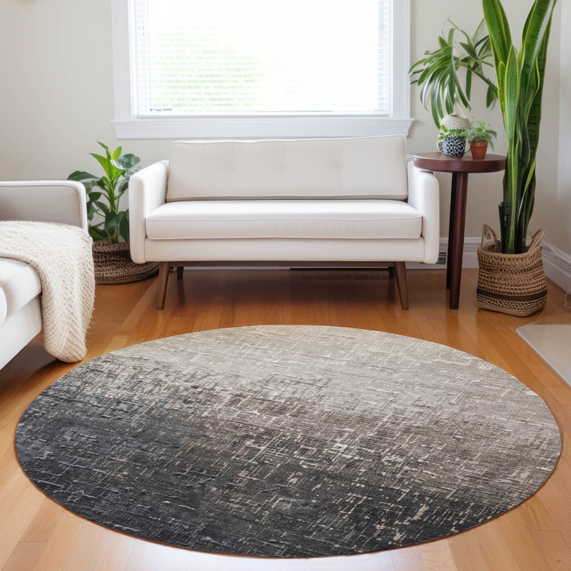 Tapis d'intérieur / extérieur brun Sorella , 8 pi x 8 pi