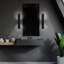 Rhys Steel Corner Wall Light