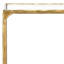 Isabellina Metal and Glass Accent Table