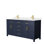Beckett 66" Freestanding Double Bathroom Vanity with Cultured Marble Top