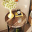 Pomona 20" Round End Table with 2 Shelves