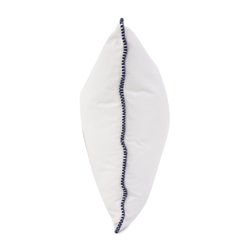 Delijah Square Indoor/Outdoor Pillow Cover & Insert, Seascape Natural, 20" x 20"