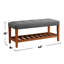 Banc rembourré en tissu avec rangement ouvert-1067089559-1067089641